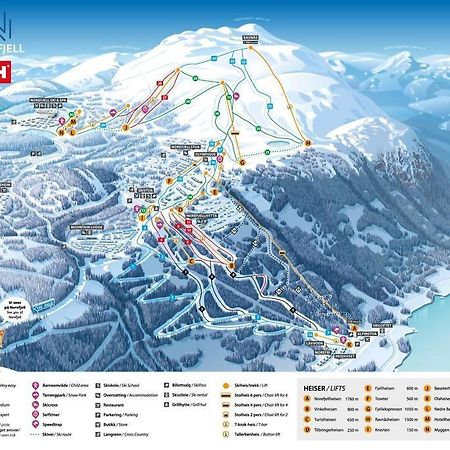 Ski In/Out, Amazing Views, 3 Bedrooms Noresund Exterior foto